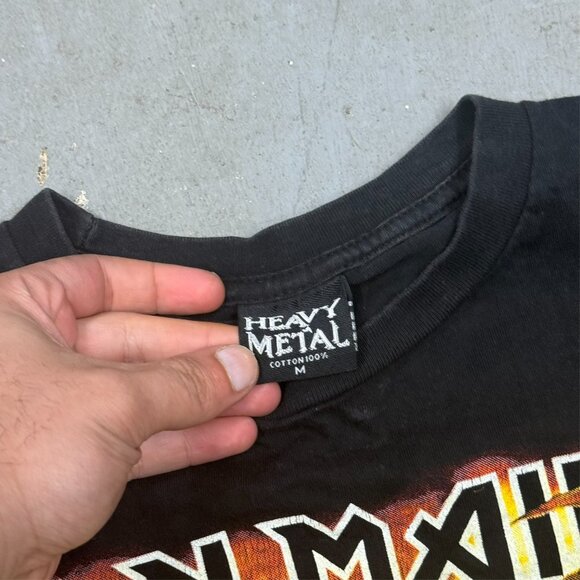 Iron Maiden Death on the Road Heavy Metal Band TShirt Short Sleeve Black Medium - Picture 4 of 8